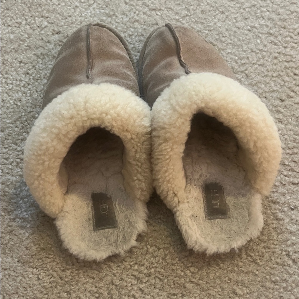 UGG Tan Sheepskin Slippers